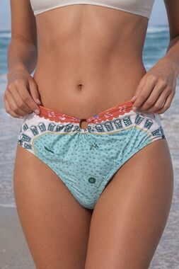 Carolina K x Free People High Waist Bikini Bottom Size Medium Boho Ikat